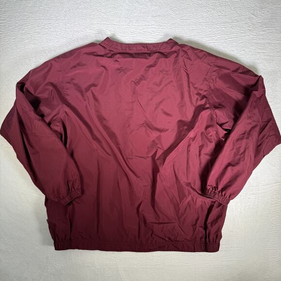 Vtg Vansport Virginia Tech Hokies Jacket Men 2x Maroon Pullover Windbreaker - Picture 6 of 10